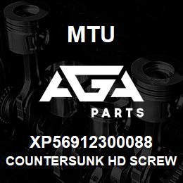 XP56912300088 MTU COUNTERSUNK HD SCREW | AGA Parts