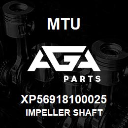 XP56918100025 MTU IMPELLER SHAFT | AGA Parts