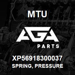 XP56918300037 MTU Spring, Pressure | AGA Parts