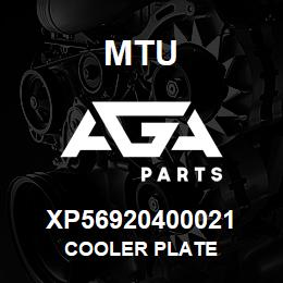 XP56920400021 MTU COOLER PLATE | AGA Parts