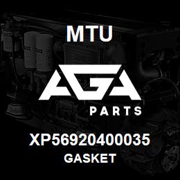 XP56920400035 MTU GASKET | AGA Parts