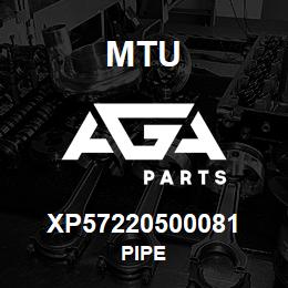 XP57220500081 MTU Pipe | AGA Parts