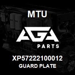 XP57222100012 MTU Guard Plate | AGA Parts