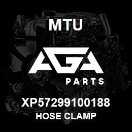 XP57299100188 MTU HOSE CLAMP | AGA Parts