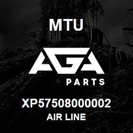 XP57508000002 MTU AIR LINE | AGA Parts