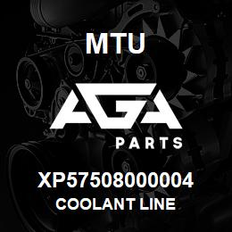 XP57508000004 MTU COOLANT LINE | AGA Parts