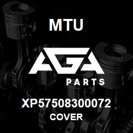 XP57508300072 MTU COVER | AGA Parts