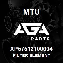 XP57512100004 MTU Filter Element | AGA Parts