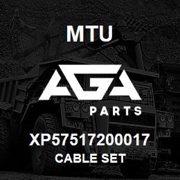 XP57517200017 MTU Cable Set | AGA Parts