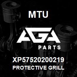 XP57520200219 MTU PROTECTIVE GRILL | AGA Parts