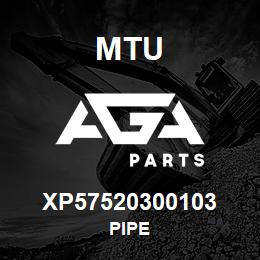 XP57520300103 MTU PIPE | AGA Parts