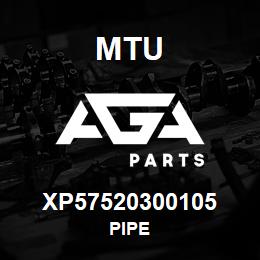 XP57520300105 MTU PIPE | AGA Parts