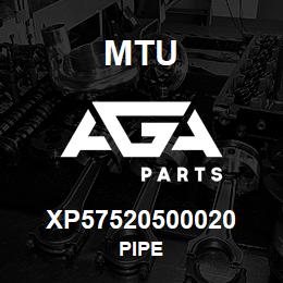 XP57520500020 MTU PIPE | AGA Parts