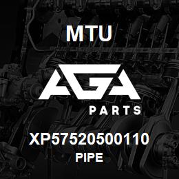 XP57520500110 MTU PIPE | AGA Parts