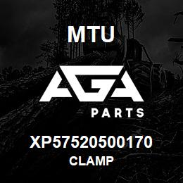 XP57520500170 MTU CLAMP | AGA Parts