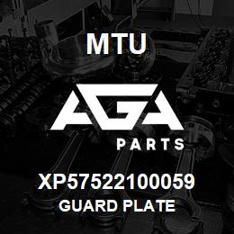 XP57522100059 MTU Guard Plate | AGA Parts