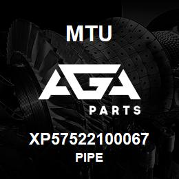 XP57522100067 MTU Pipe | AGA Parts