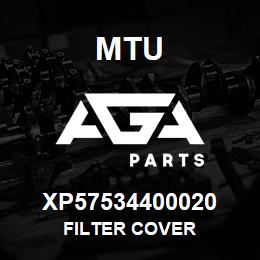 XP57534400020 MTU Filter Cover | AGA Parts