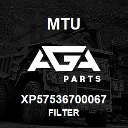 XP57536700067 MTU Filter | AGA Parts