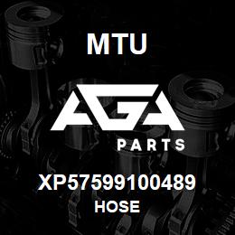 XP57599100489 MTU HOSE | AGA Parts