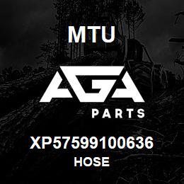 XP57599100636 MTU HOSE | AGA Parts