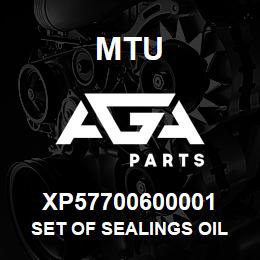 XP57700600001 MTU SET OF SEALINGS OIL HEAD TANK | AGA Parts