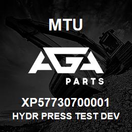 XP57730700001 MTU HYDR PRESS TEST DEV | AGA Parts