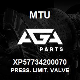 XP57734200070 MTU PRESS. LIMIT. VALVE | AGA Parts