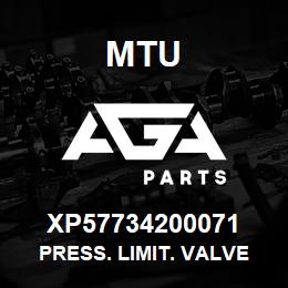 XP57734200071 MTU PRESS. LIMIT. VALVE | AGA Parts