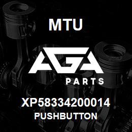 XP58334200014 MTU PUSHBUTTON | AGA Parts