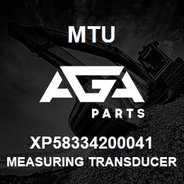 XP58334200041 MTU MEASURING TRANSDUCER | AGA Parts