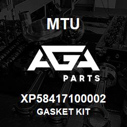 XP58417100002 MTU GASKET KIT | AGA Parts