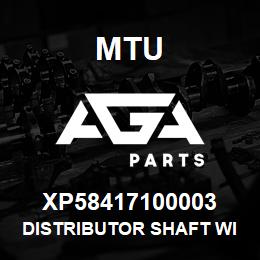 XP58417100003 MTU DISTRIBUTOR SHAFT WITH BALL | AGA Parts