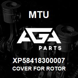 XP58418300007 MTU COVER FOR ROTOR | AGA Parts