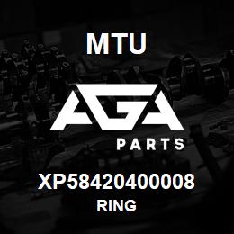 XP58420400008 MTU RING | AGA Parts