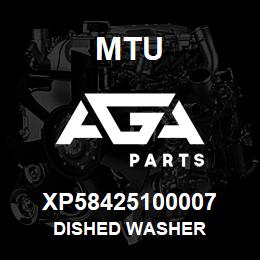 XP58425100007 MTU DISHED WASHER | AGA Parts