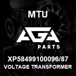 XP58499100096/87 MTU VOLTAGE TRANSFORMER | AGA Parts