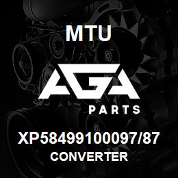 XP58499100097/87 MTU CONVERTER | AGA Parts