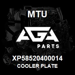 XP58520400014 MTU Cooler Plate | AGA Parts