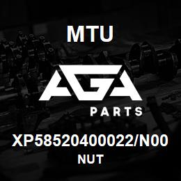 XP58520400022/N00 MTU NUT | AGA Parts