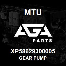 XP58629300005 MTU GEAR PUMP | AGA Parts