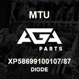 XP58699100107/87 MTU DIODE | AGA Parts