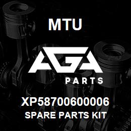 XP58700600006 MTU SPARE PARTS KIT | AGA Parts