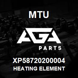 XP58720200004 MTU HEATING ELEMENT | AGA Parts