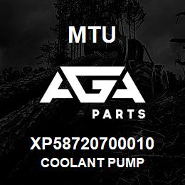 XP58720700010 MTU COOLANT PUMP | AGA Parts