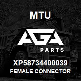 XP58734400039 MTU FEMALE CONNECTOR | AGA Parts