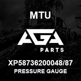 XP58736200048/87 MTU PRESSURE GAUGE | AGA Parts