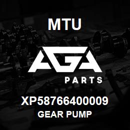 XP58766400009 MTU GEAR PUMP | AGA Parts