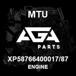 XP58766400017/87 MTU ENGINE | AGA Parts