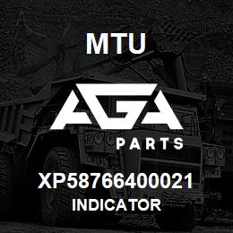 XP58766400021 MTU INDICATOR | AGA Parts